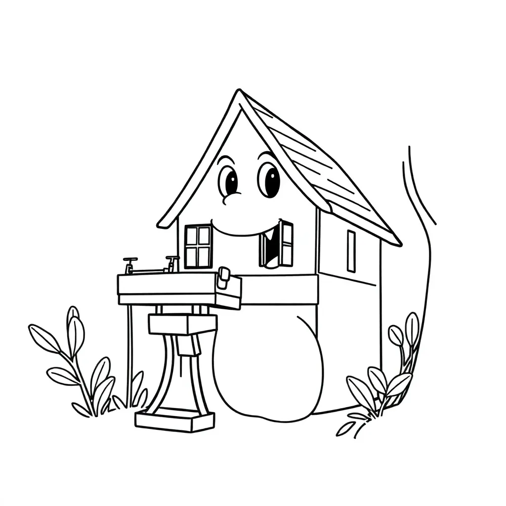 Plantilla para colorear para niños