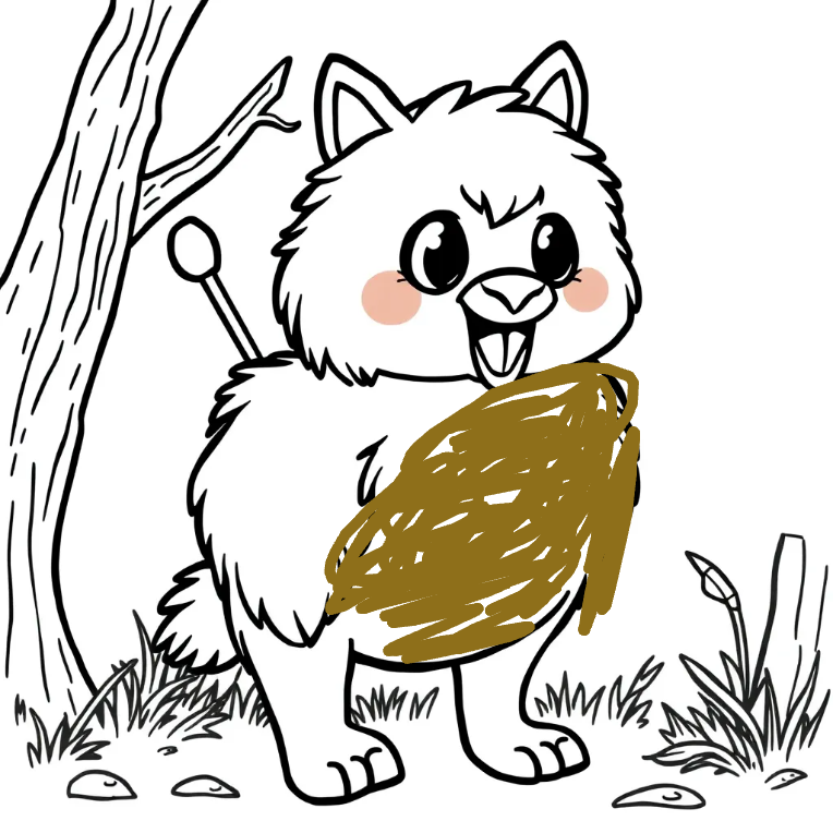 Ingekleurd door albin