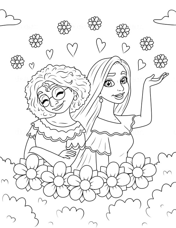 Childrens coloring page