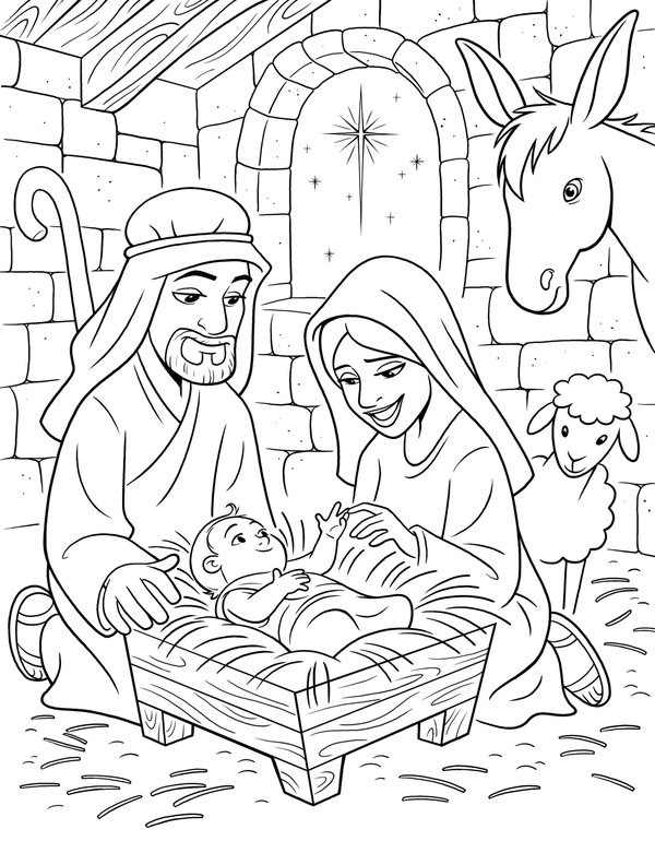 Childrens coloring page