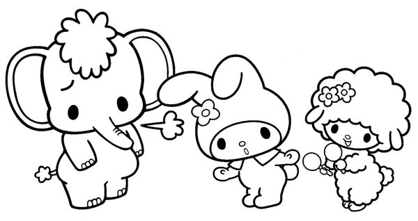 Childrens coloring page