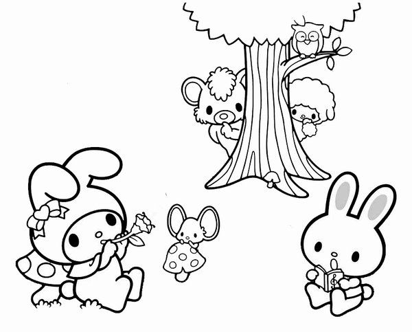 Childrens coloring page
