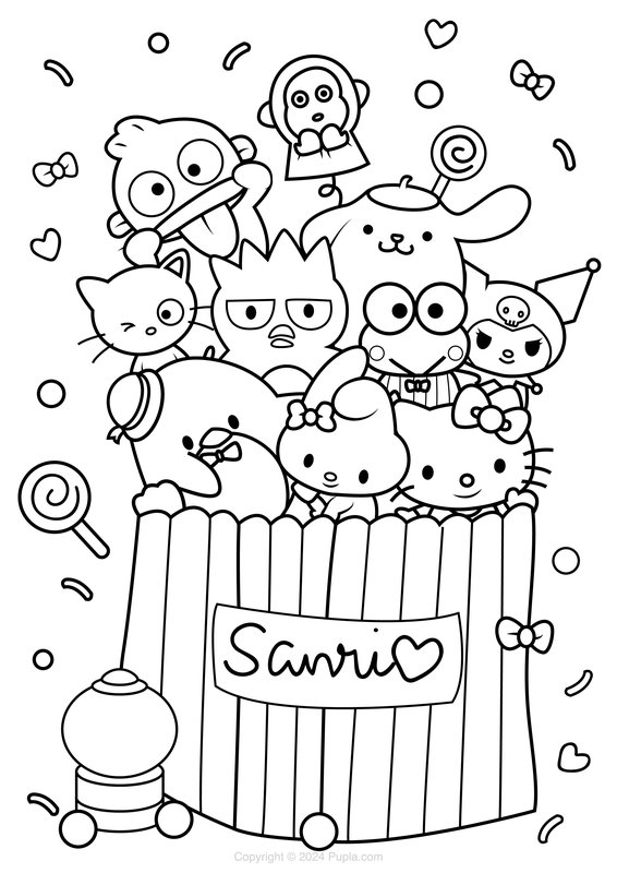 Childrens coloring page