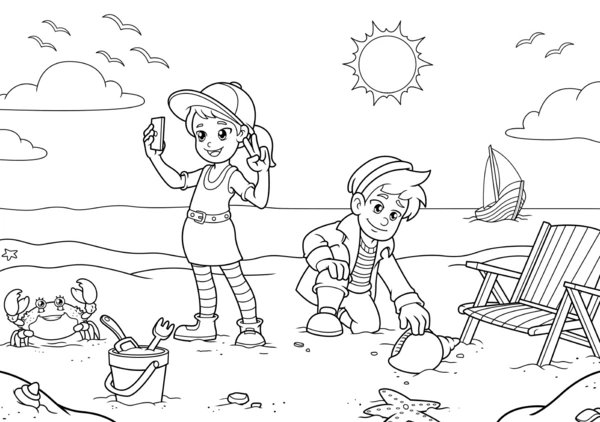 Childrens coloring page