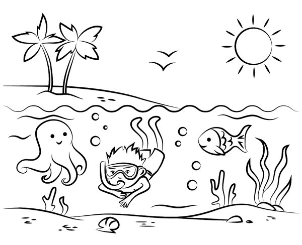 Childrens coloring page