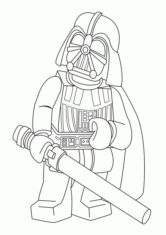 Lego Star Wars coloring page for children