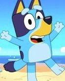 Coloring page Bluey Ausmalbild