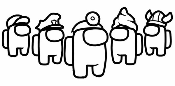 Coloring Page Unter Uns Different Jobs
