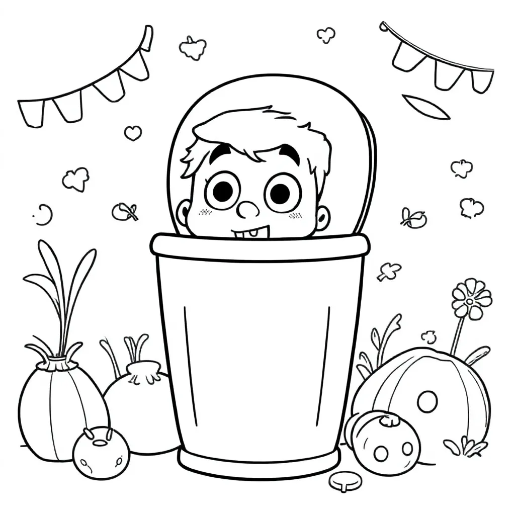 Childrens coloring page