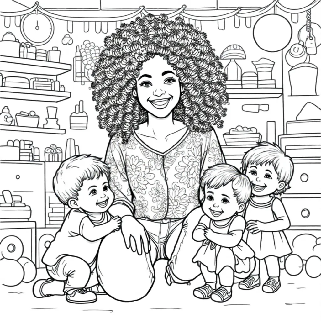 Childrens coloring page