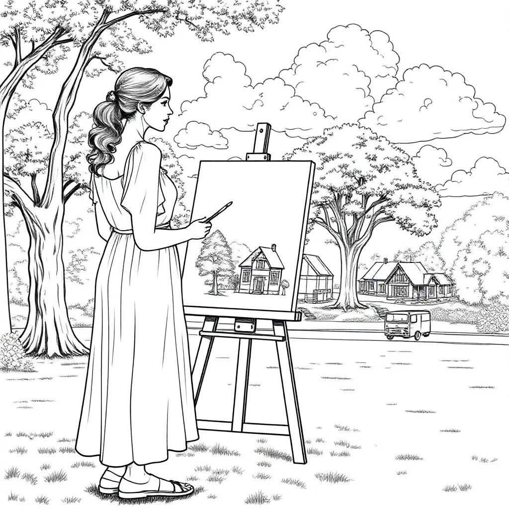 Childrens coloring page