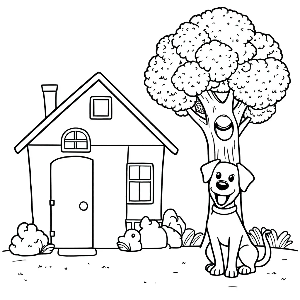 Childrens coloring page