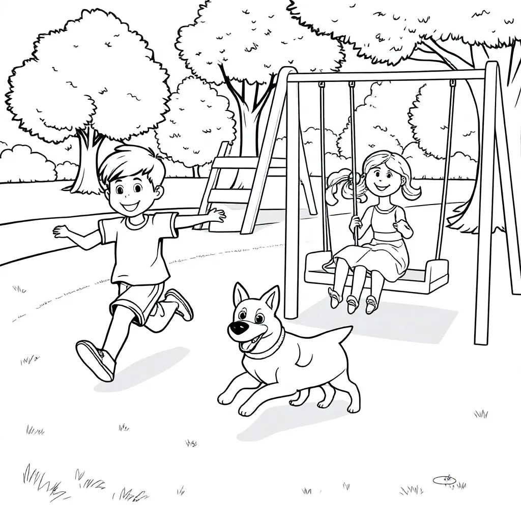 Childrens coloring page