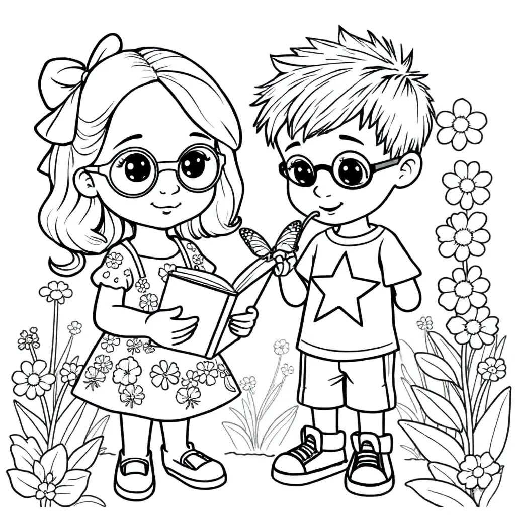 Childrens coloring page