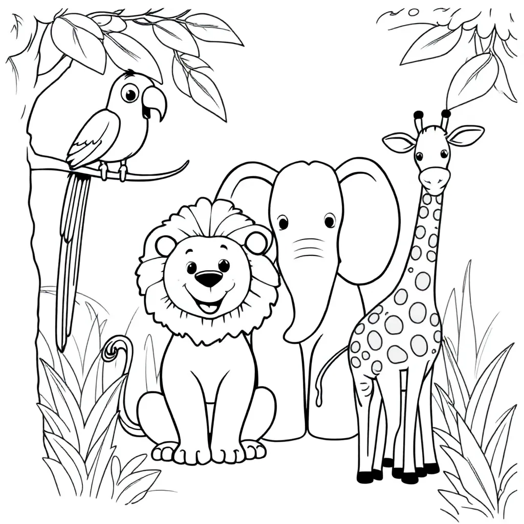Childrens coloring page