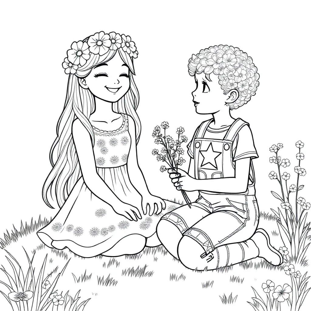 Childrens coloring page