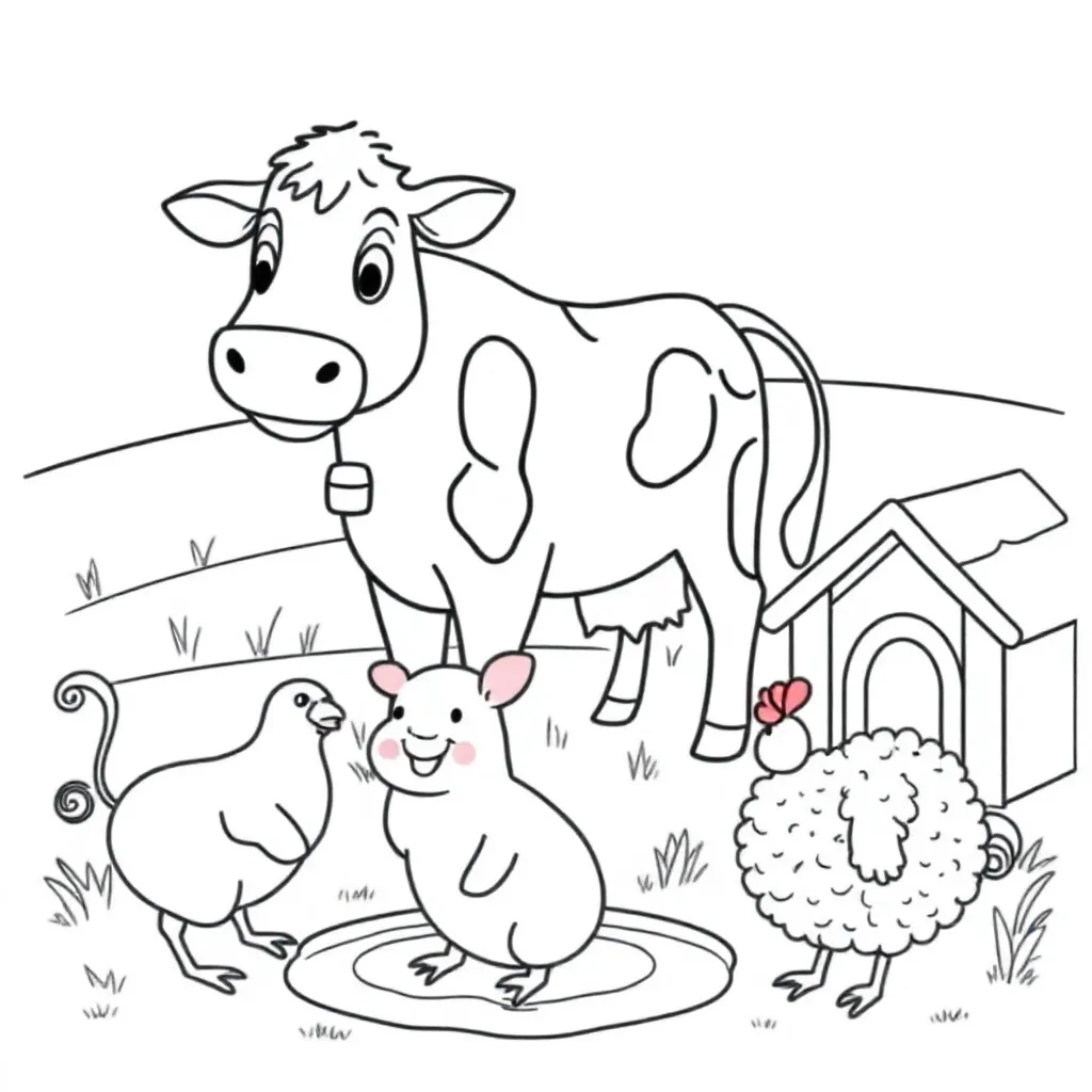 Free Animal Coloring Pages for Kids