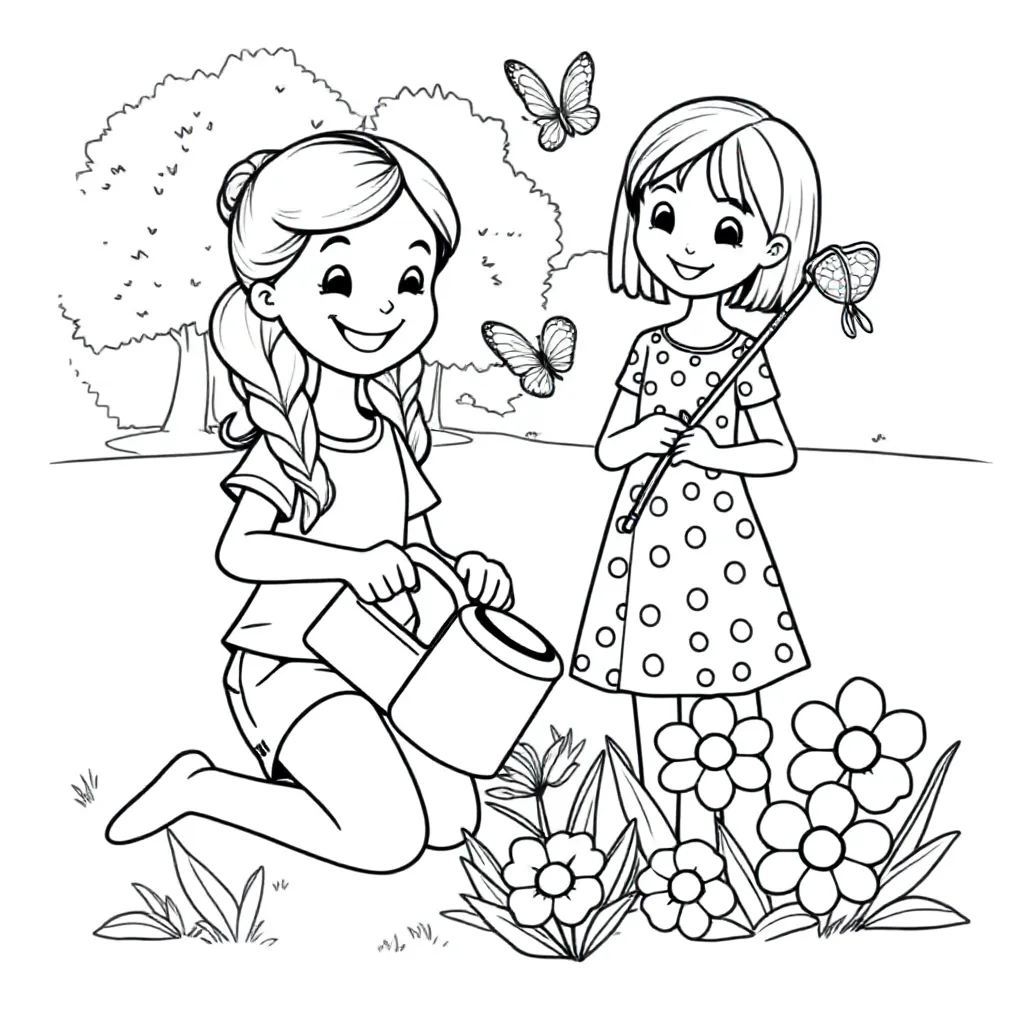 Childrens coloring page