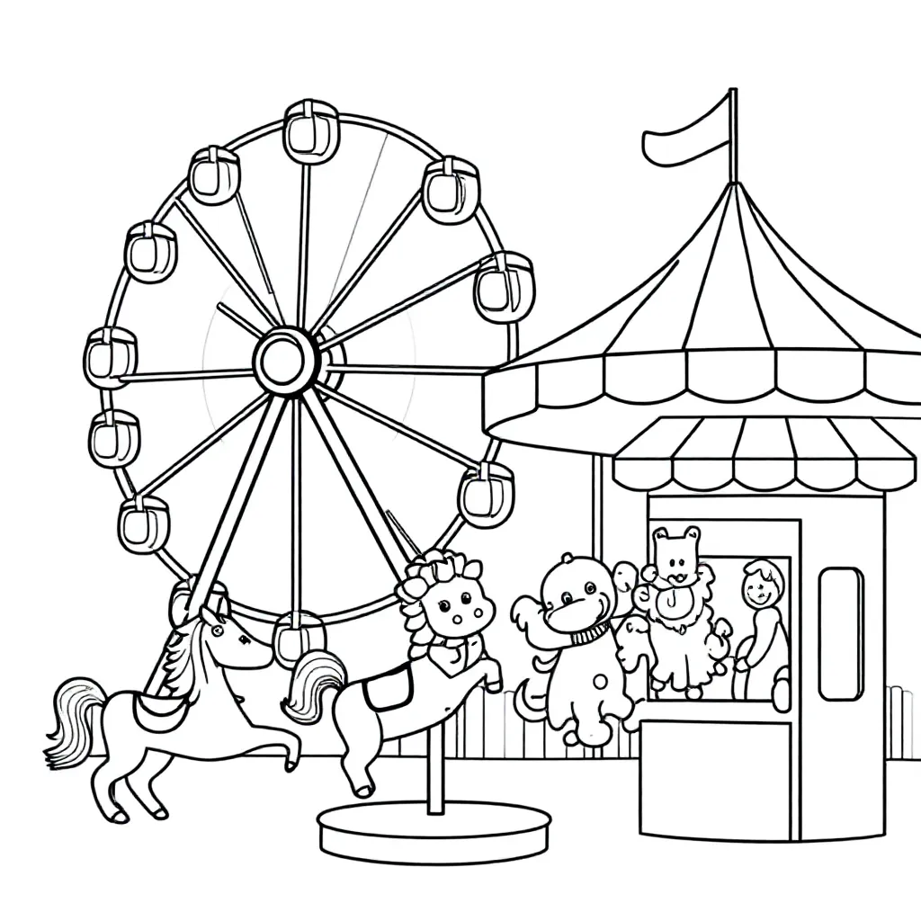 Childrens coloring page