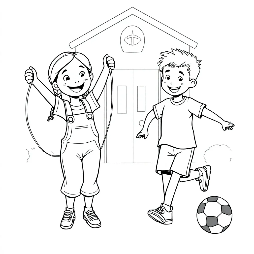 Childrens coloring page