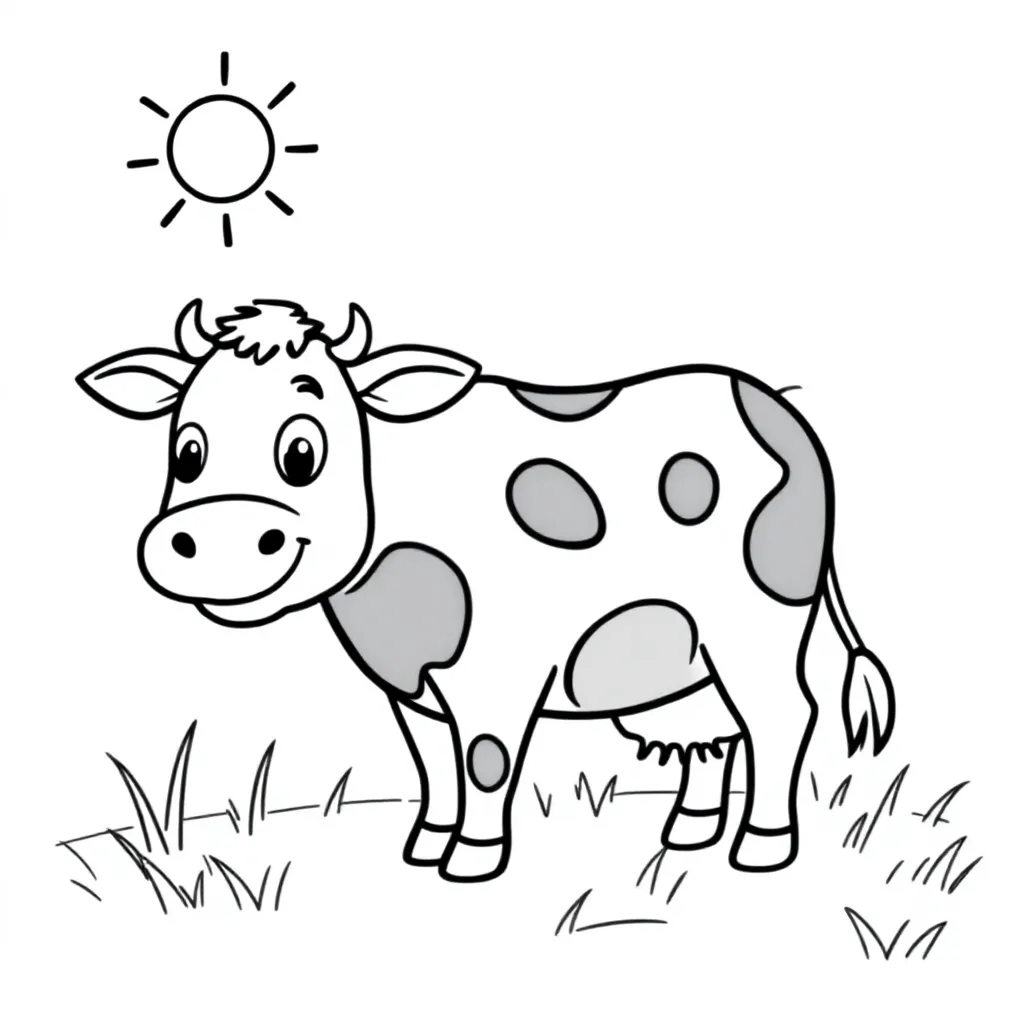 Free Farm Coloring Page for Kids