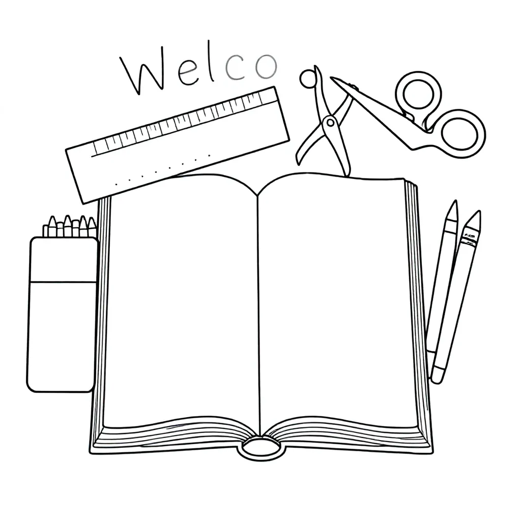 Childrens coloring page