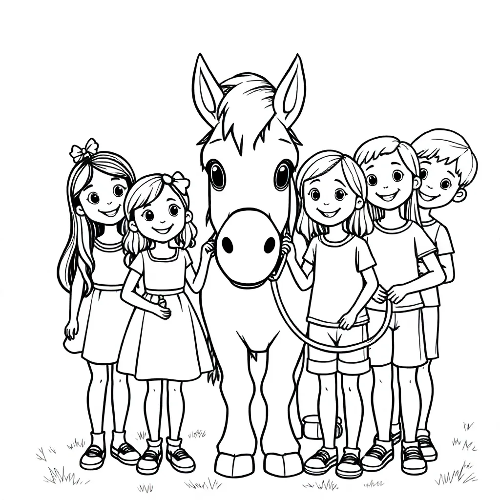 Childrens coloring page
