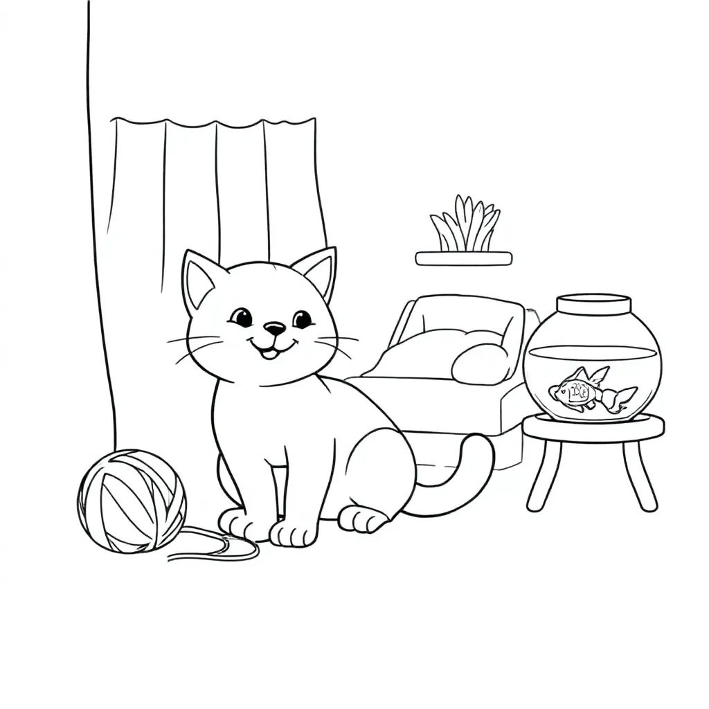 Childrens coloring page