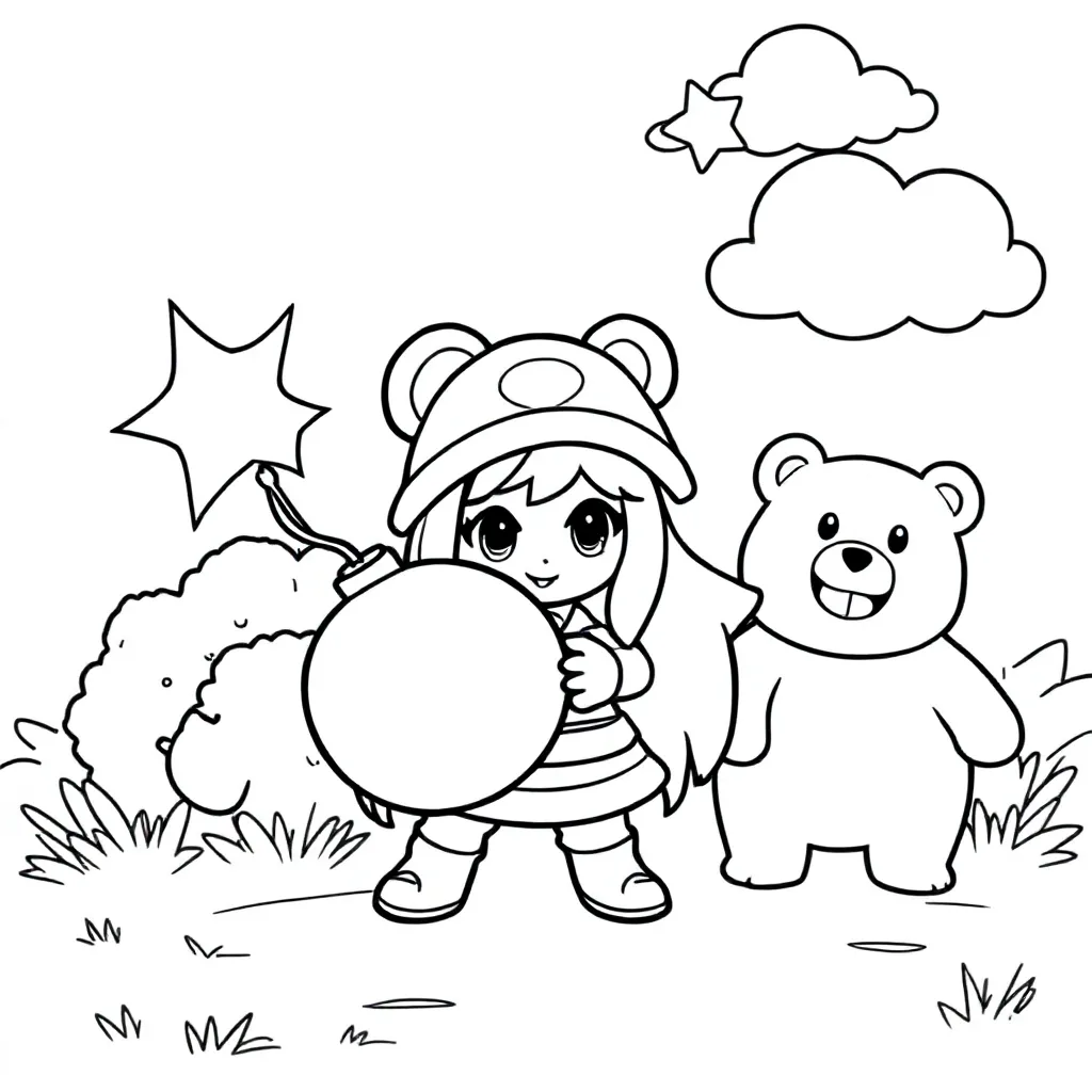 Childrens coloring page
