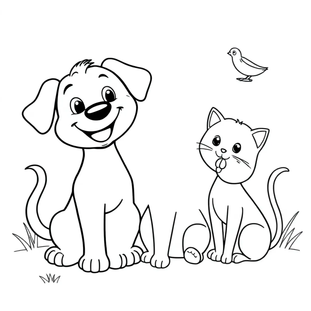 Free ANIMAL Coloring Pages for Kids