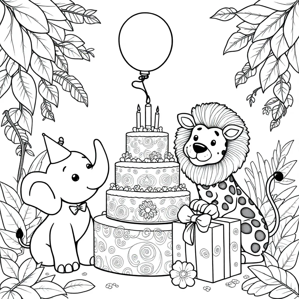 Childrens coloring page