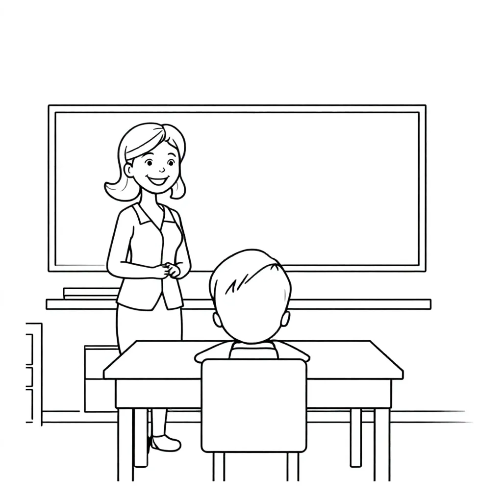 Childrens coloring page