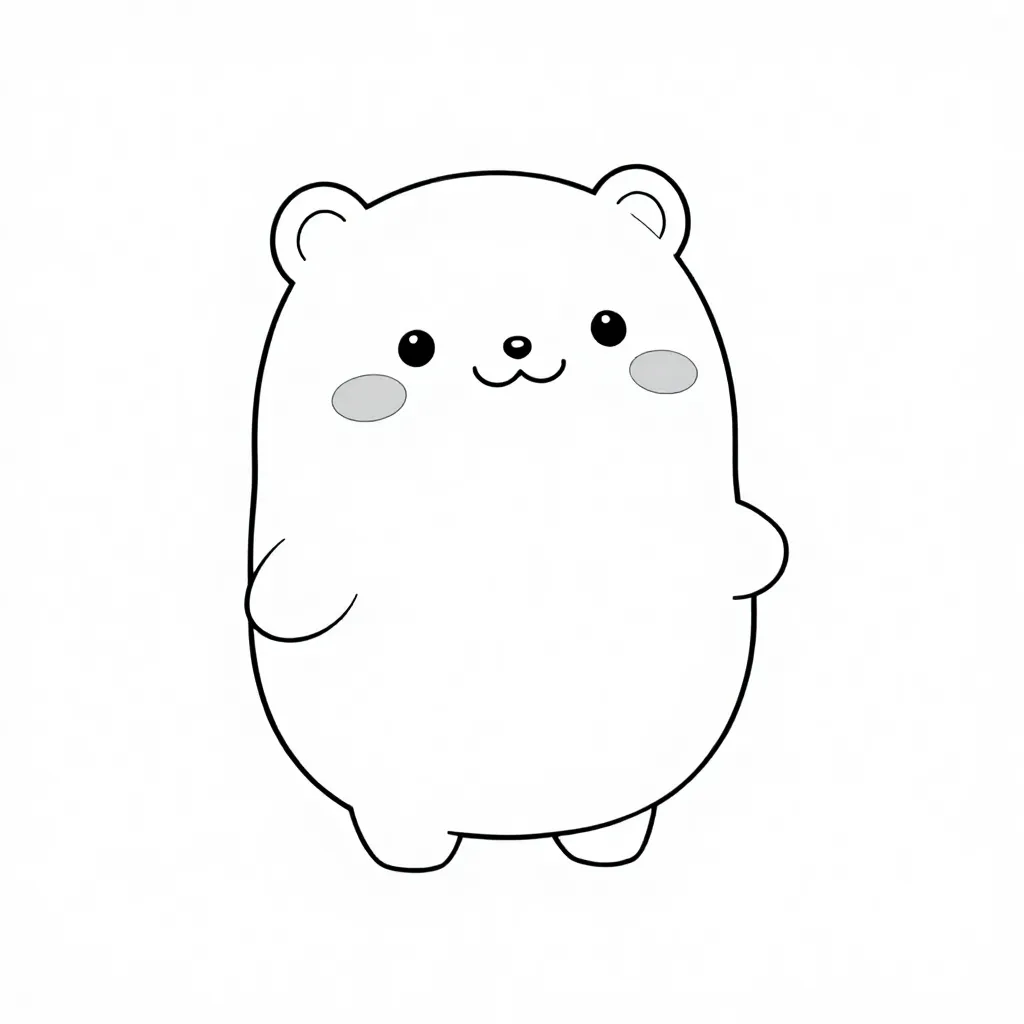 Free Molang Coloring Page for Kids