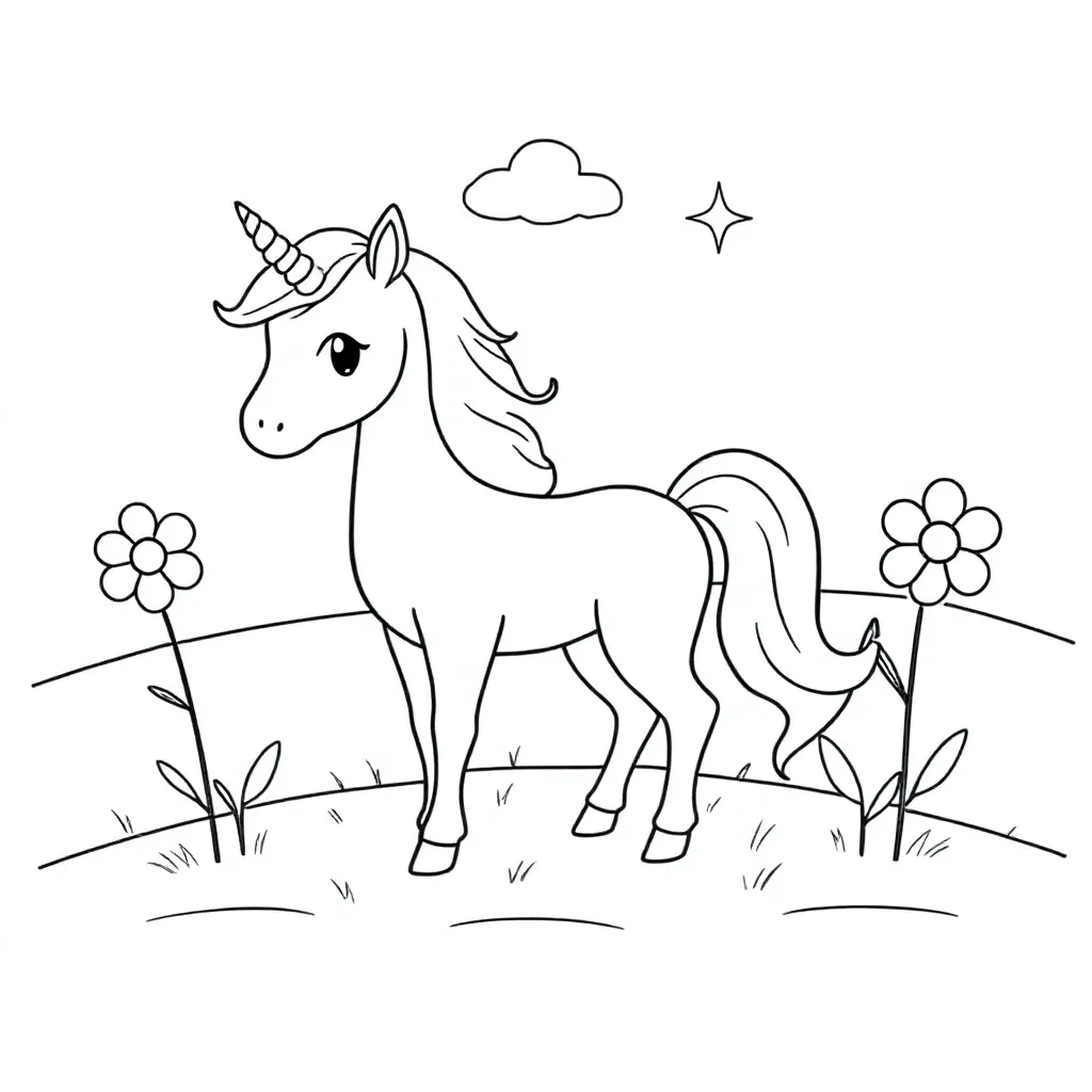 Childrens coloring page