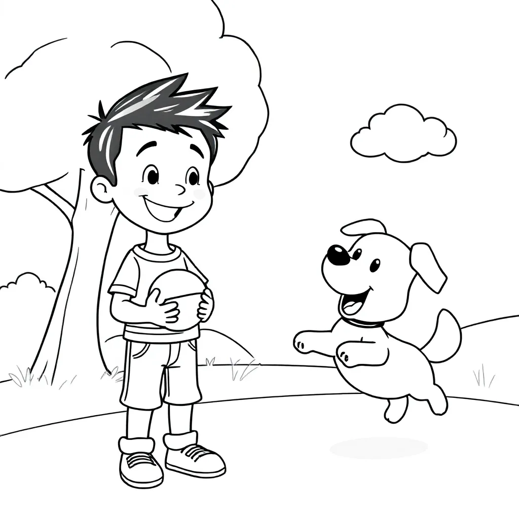 Childrens coloring page