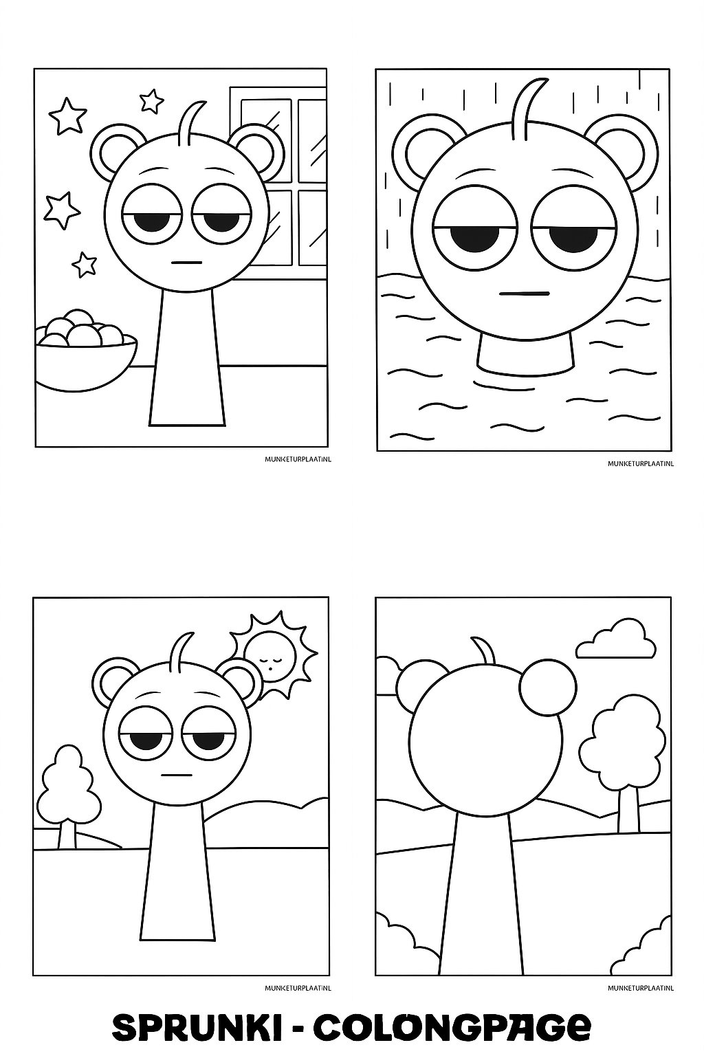 Childrens coloring page