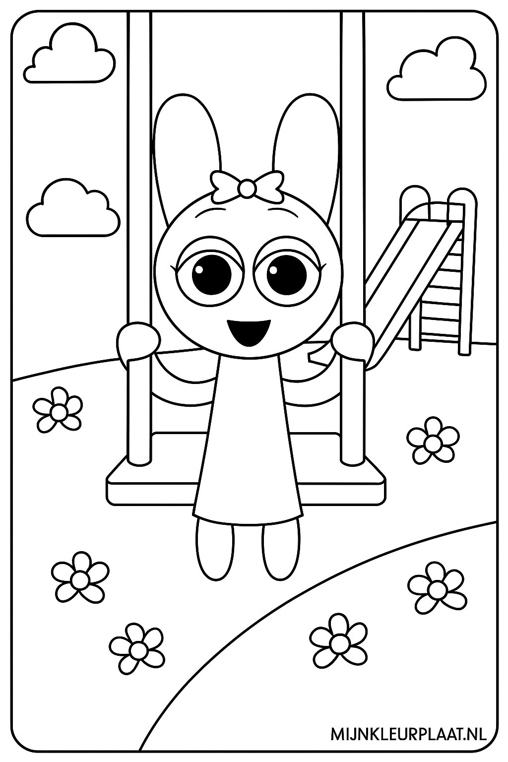 Sprunki Coloring Page Variant 4