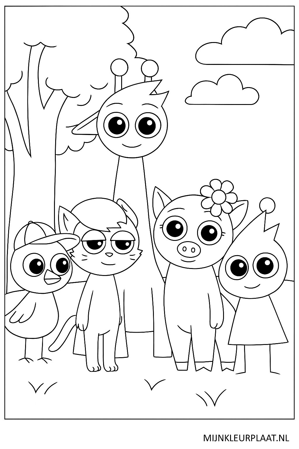 Childrens coloring page