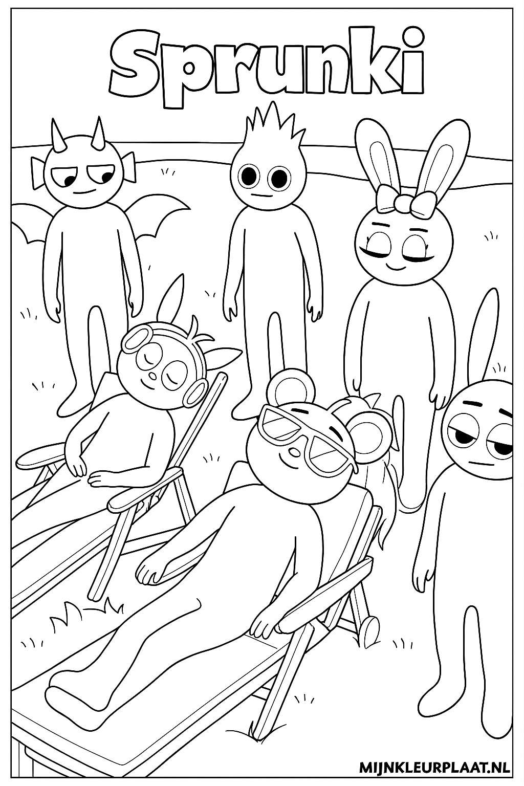 Childrens coloring page