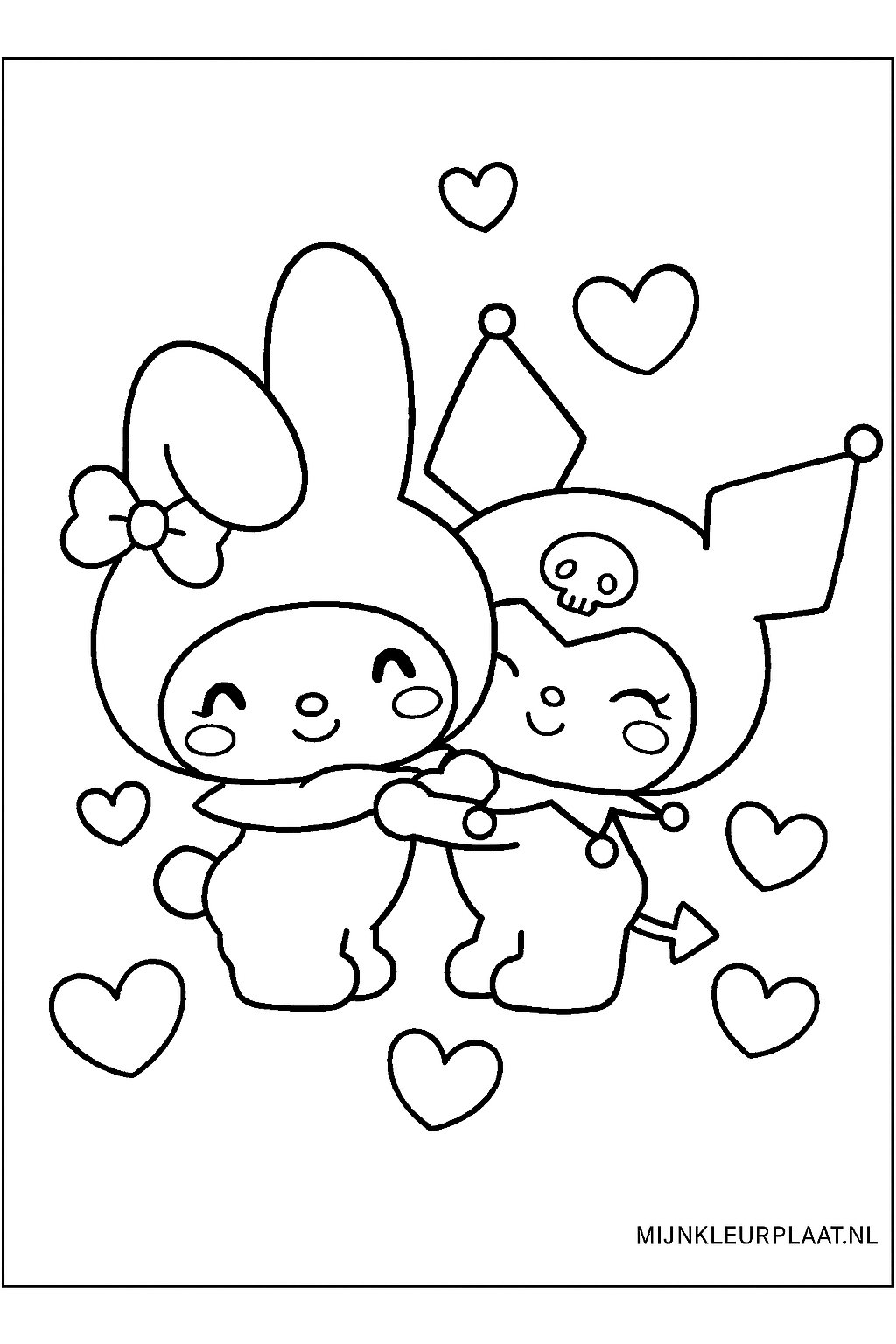 Free Sanrio Coloring Page - Variant 3 Coloring Page for Kids