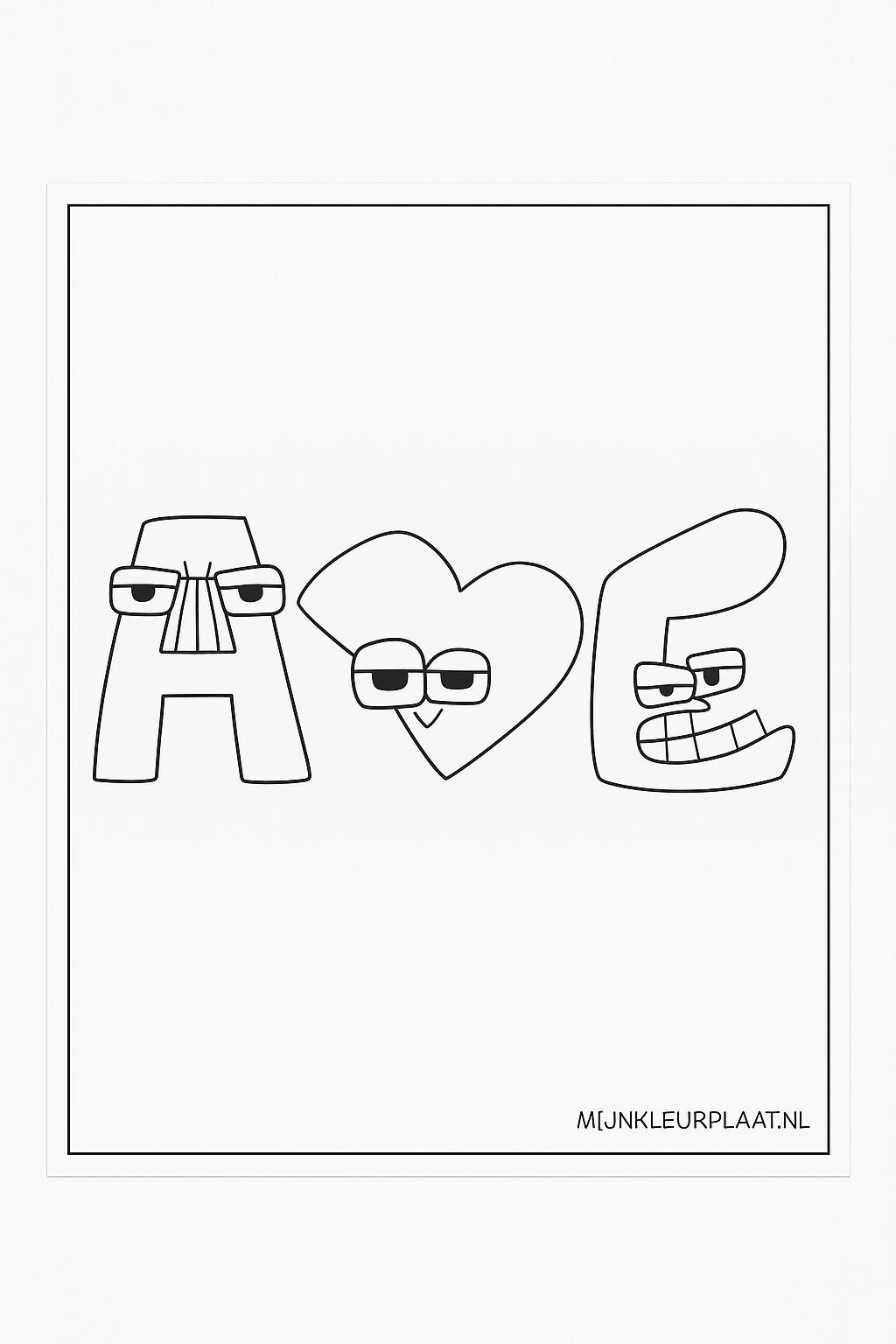 Childrens coloring page