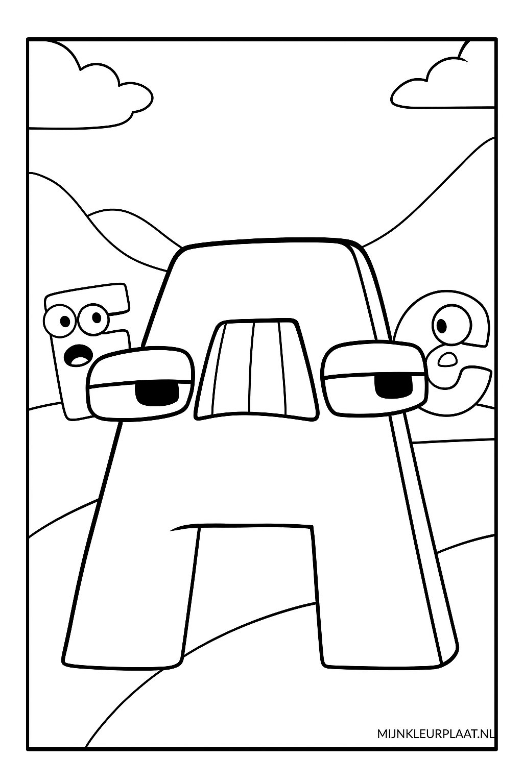 Childrens coloring page
