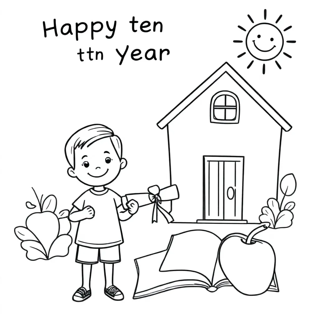 Childrens coloring page