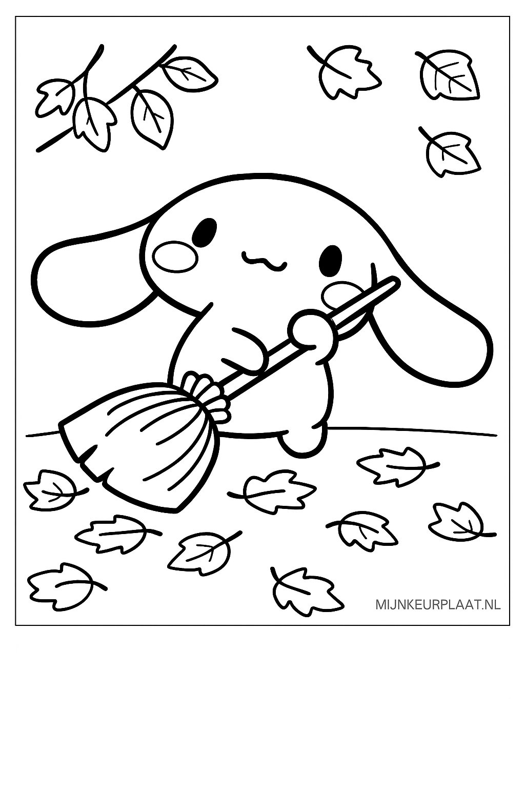 Free Cinnamoroll Coloring Page - Variant 3 Coloring Page for Kids