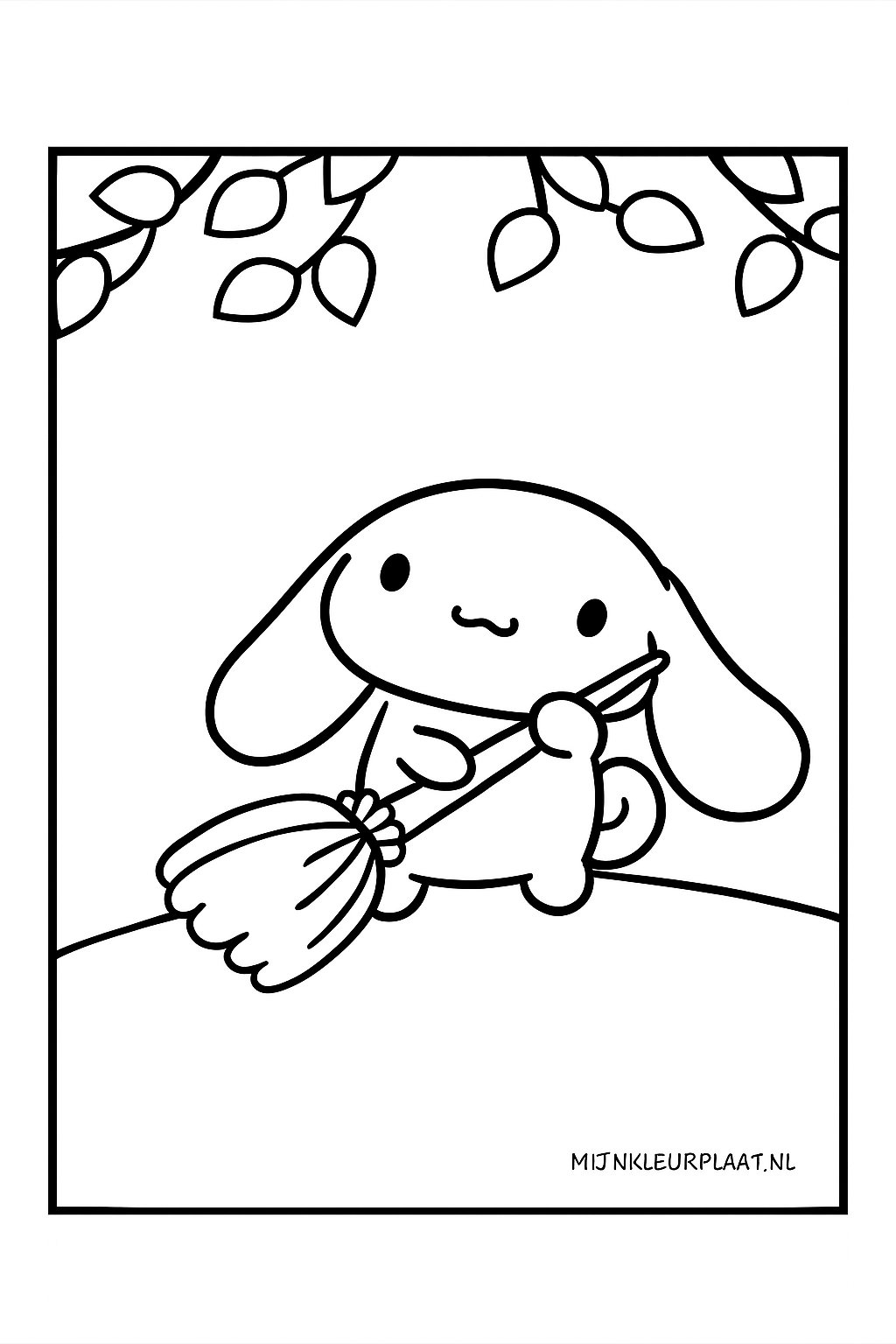 Free Cinnamoroll Coloring Page - Variant 4 Coloring Page for Kids
