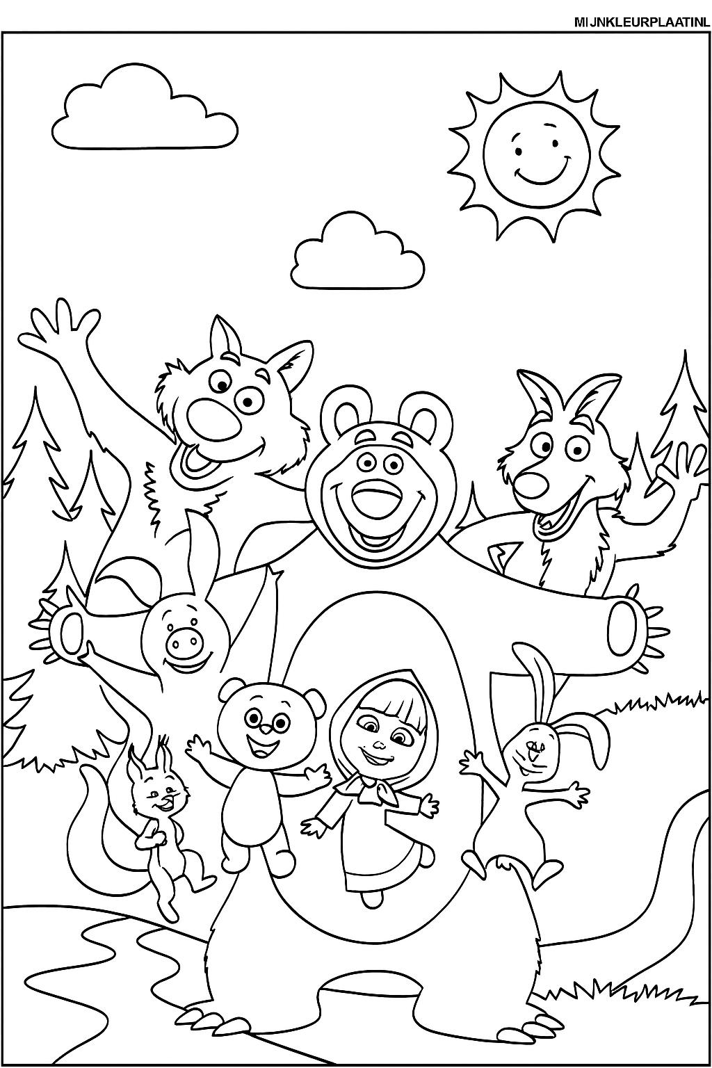 Childrens coloring page
