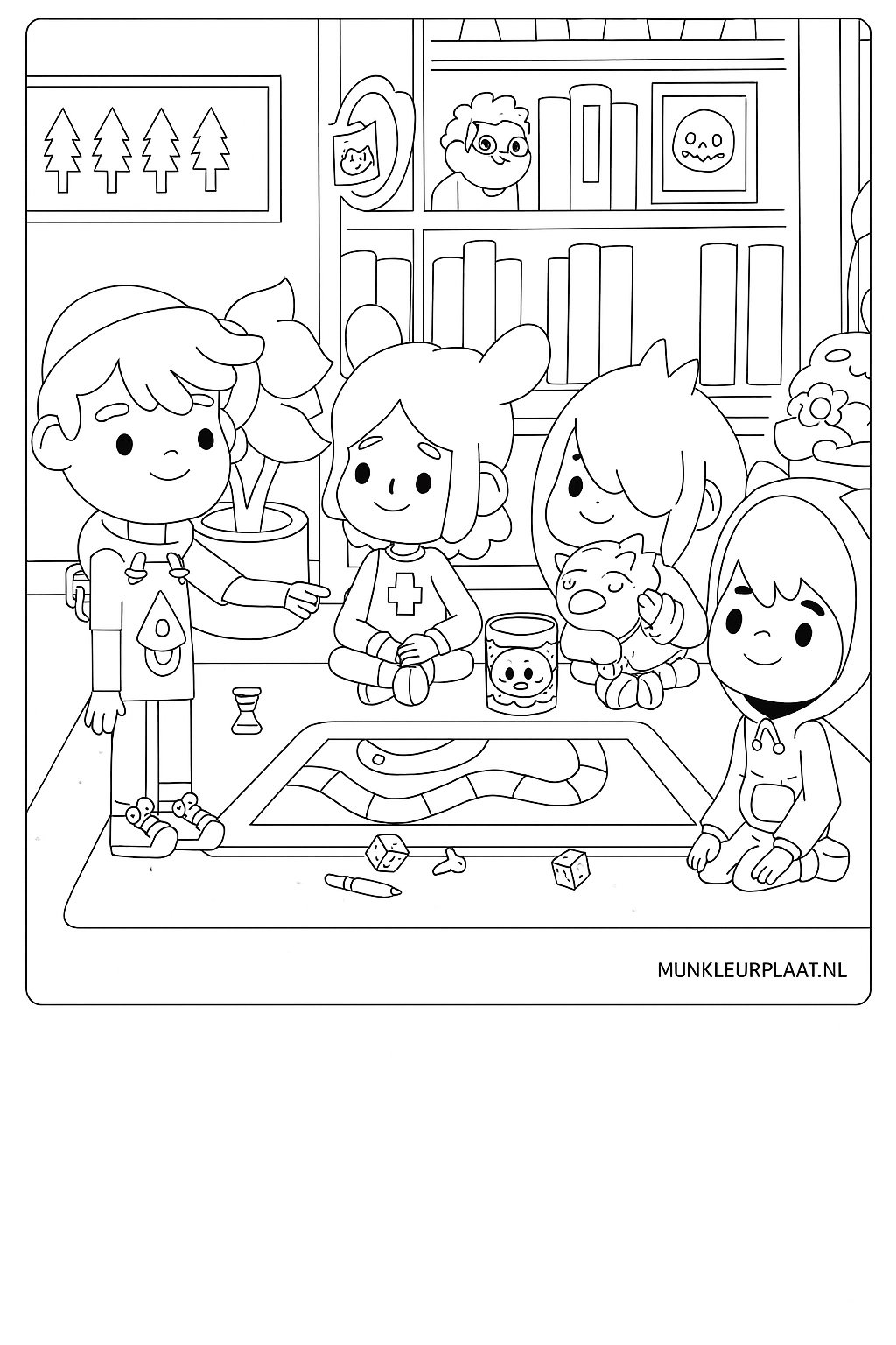 Toca Boca Variant 2 coloring page for children