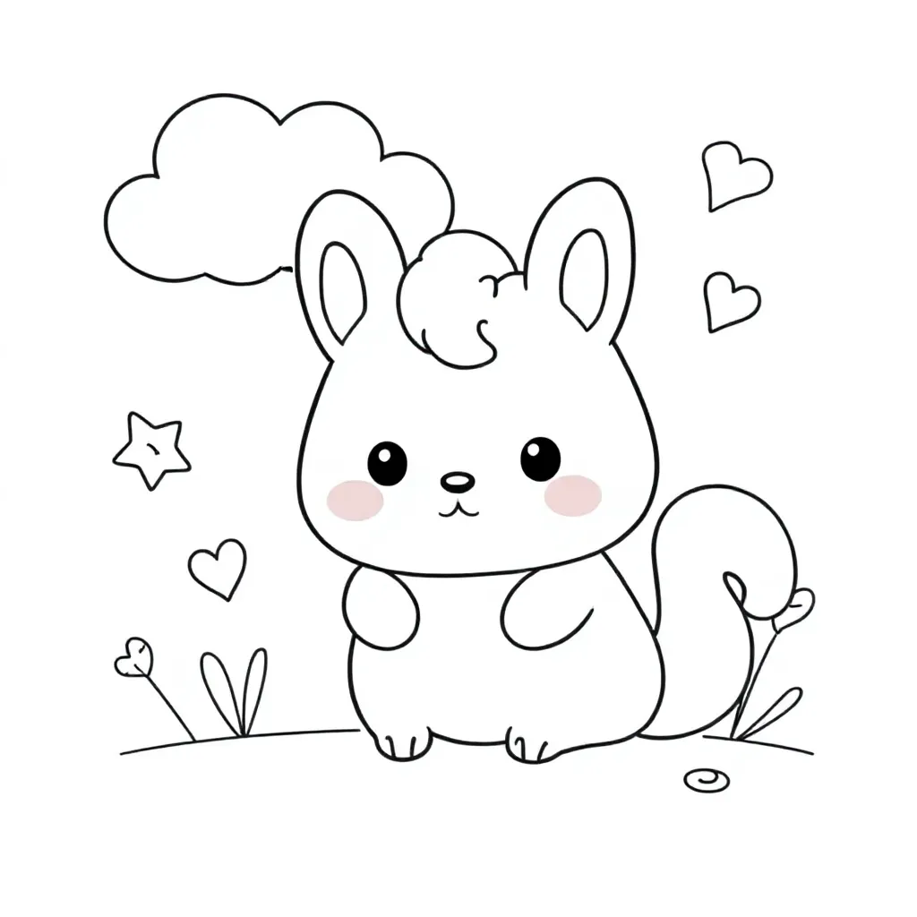 Childrens coloring page