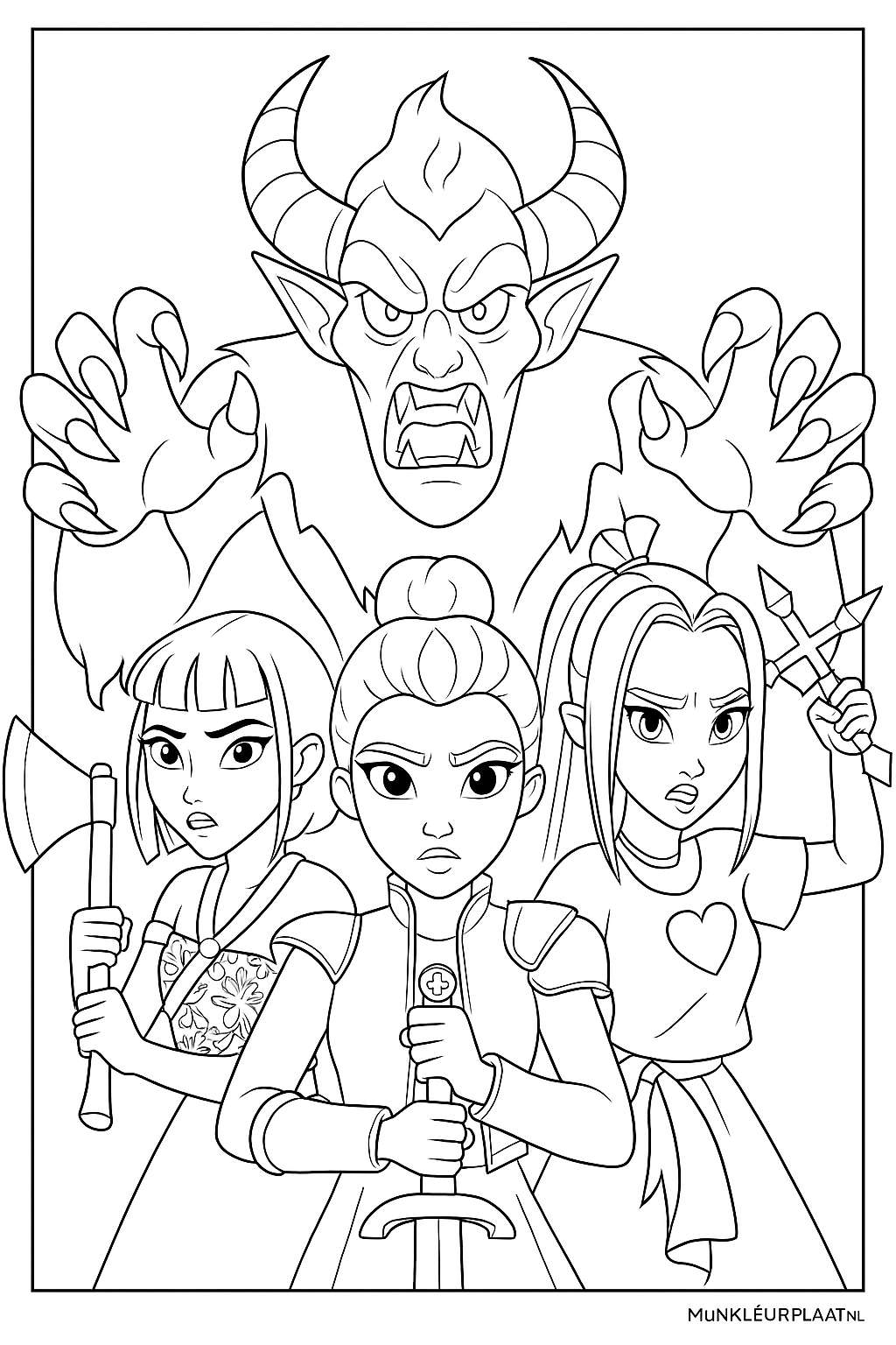 Childrens coloring page