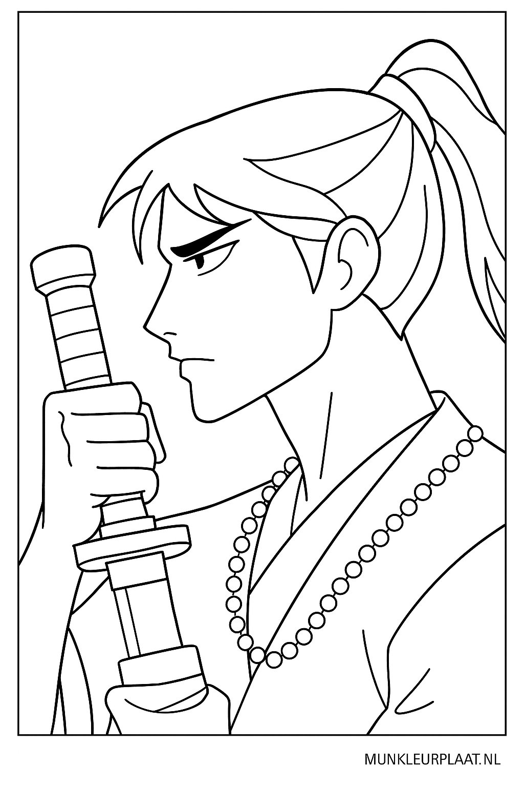 Free Saja Boys Demon Hunters Coloring Page - Variant 4 Coloring Page for Kids